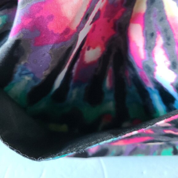 VICTORIA'S SECRET PINK - BLACK TIE DYE- RAINBOW DUFFLE BAG /GYM/ TRAVEL NWOT - Picture 3 of 11